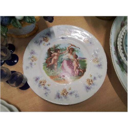 ASSIETTE ANC LIMOGES ANGELOTS
