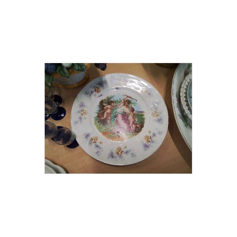 ASSIETTE ANC LIMOGES ANGELOTS