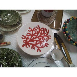 ASSIETTES DÉCOR ROUGE FLAMAND