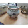 POT DECO DECOR FLEURS OISEAUX