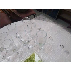LOT 5 FLUTES VERRE