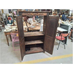 MEUBLE ANC SANS FOND 2 PORTES DECOR 90×42×150 CM