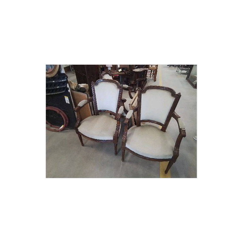 FAUTEUIL ST LXVI TISSU AMANDE