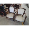 FAUTEUIL ST LXVI TISSU AMANDE