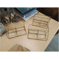 PORTE COURRIER VERRE METAL