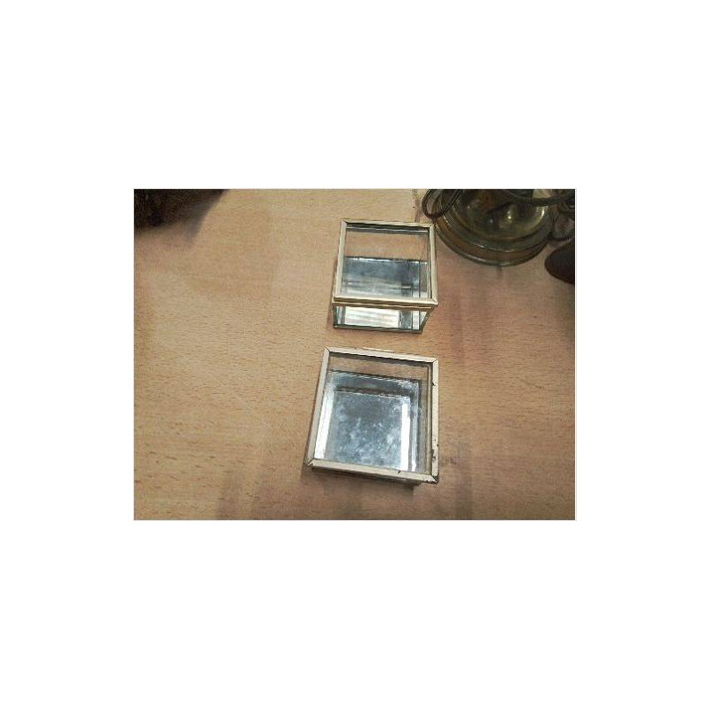 DUO BOITES PM VERRE METAL