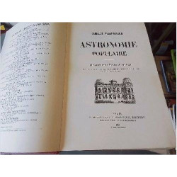 LIVRE ASTRONOMIE 1880