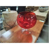 VASE FORME VERRE ROUGE TGM