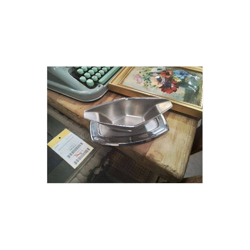 SAUCIERE INOX STYLE ART DECO PIEN ET GLASSON