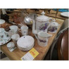 SERVICE A CAFÉ FLEURI MAUVE
