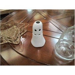 LAMPE BERGER MODERNE BLANCHE FANTOME
