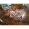 CANARD ROSE VERRE 
