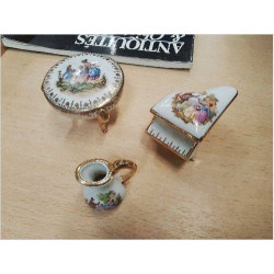 LOT MINIATURES PORCELAINE LIMOGES