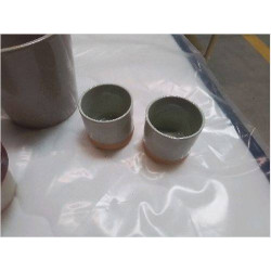 PAIRE TASSES VERTES