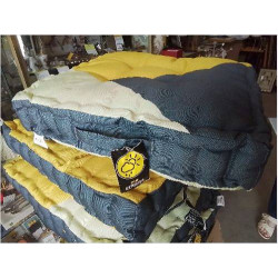 COUSSIN EXTÉRIEUR 50 X 50 VERT JAUNE GRIS