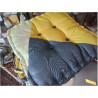 COUSSIN EXTÉRIEUR 50 X 50 VERT JAUNE GRIS