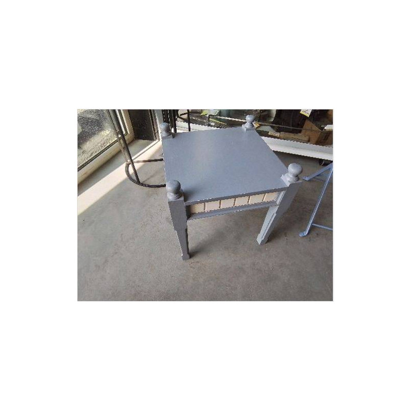 PORTE POT BLANC MAUVE