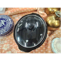 COCOTTE CÉRAMIQUE ÉMAILLÉE NOIRE