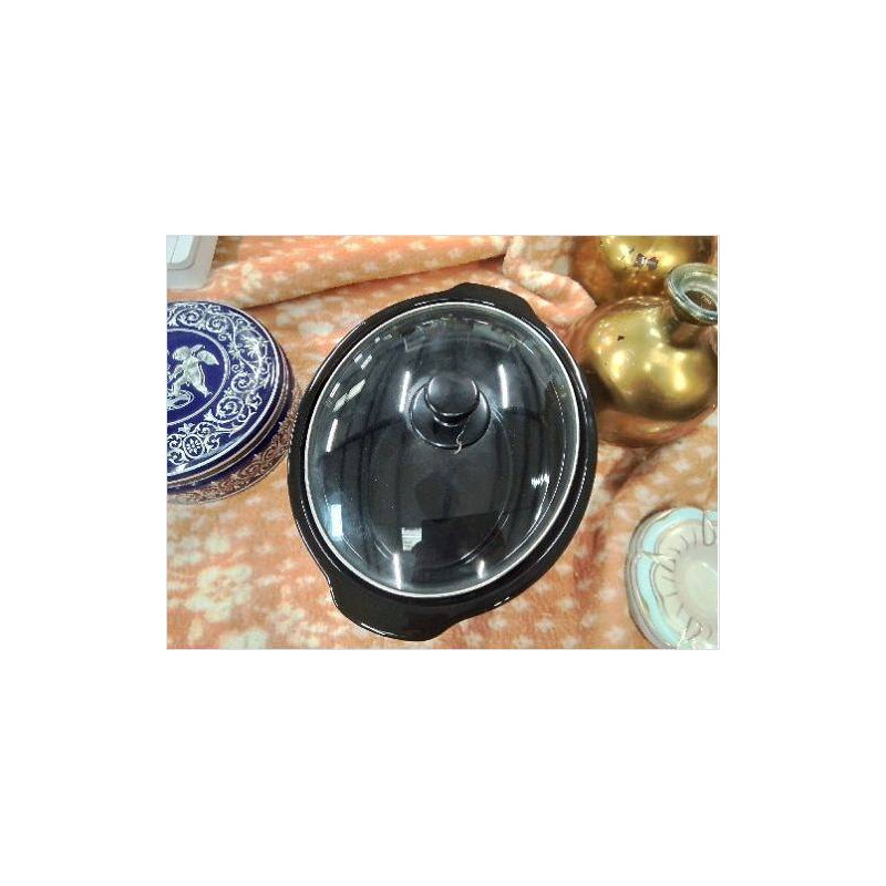 COCOTTE CÉRAMIQUE ÉMAILLÉE NOIRE