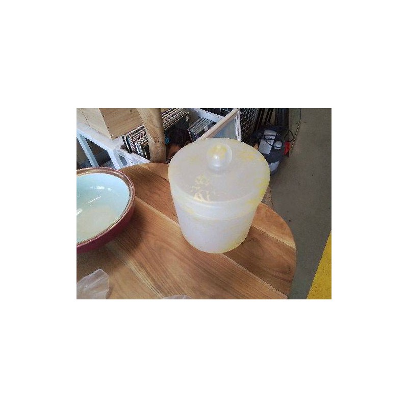 POT VERRE JAUNE