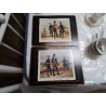 LOT DE 2 DESSOUS DE TABLE SCENE MILITAIRE 