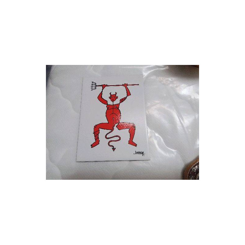PLAQUE DECO CARRELAGE DIABLE MANRIQUE