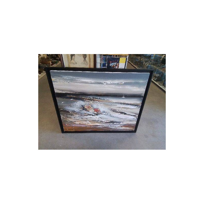 TABLEAU PAYSAGE MARIN GALERIE VALEUR 800 €