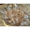 SERVICE À LIQUEUR CRISTAL DORÉ ANCIEN