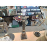 LAMPE METAL  PIED MARBRE