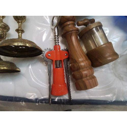 TIRE BOUCHON VINTAGE ORANGE...