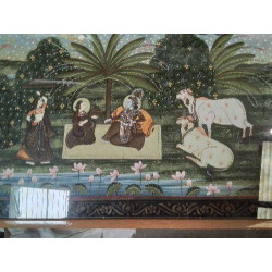 CADRE PEINTURE INDIENNE 