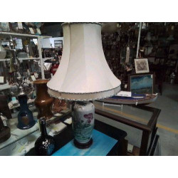 VASE MONTÉ LAMPE JAPONISANTE 