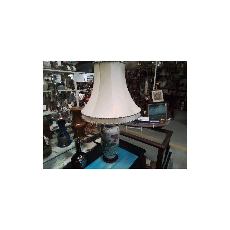 VASE MONTÉ LAMPE JAPONISANTE 
