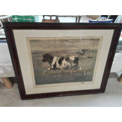 GRAVURE VACHES