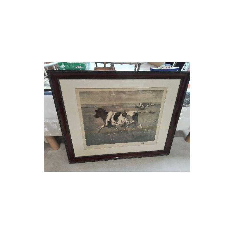 GRAVURE VACHES