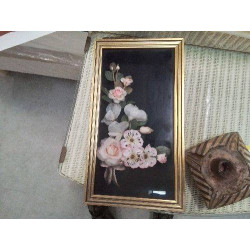 CADRE FLEURS ARTIFICIELLES 