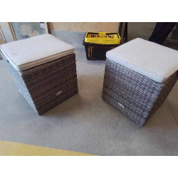 POUF CARRÉ RHODES HESPERIDE...