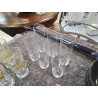 LOT 6 VERRES TUBES