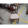 CHAISE ANC ST LXV TISSU LIN ÉCRU 