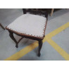 CHAISE ANC ST LXV TISSU LIN ÉCRU 