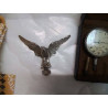 ORNEMENT VOITURE AIGLE BRONZE ARGENTÉ 