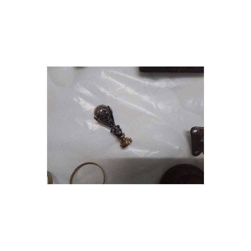 CACHET CIRE METAL ARGENTE ANC
