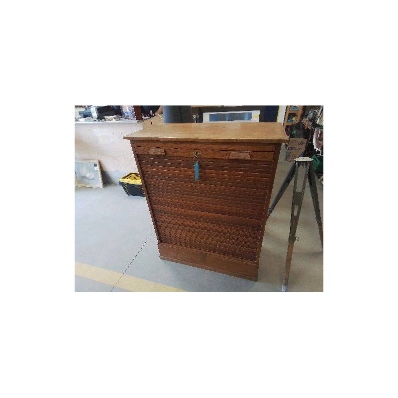 CLASSEUR A RIDEAUX CHENE ANCIEN 93X43X117 CLÉ A4