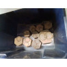 LOT DE POIDS HEXAGONAUX FONTE