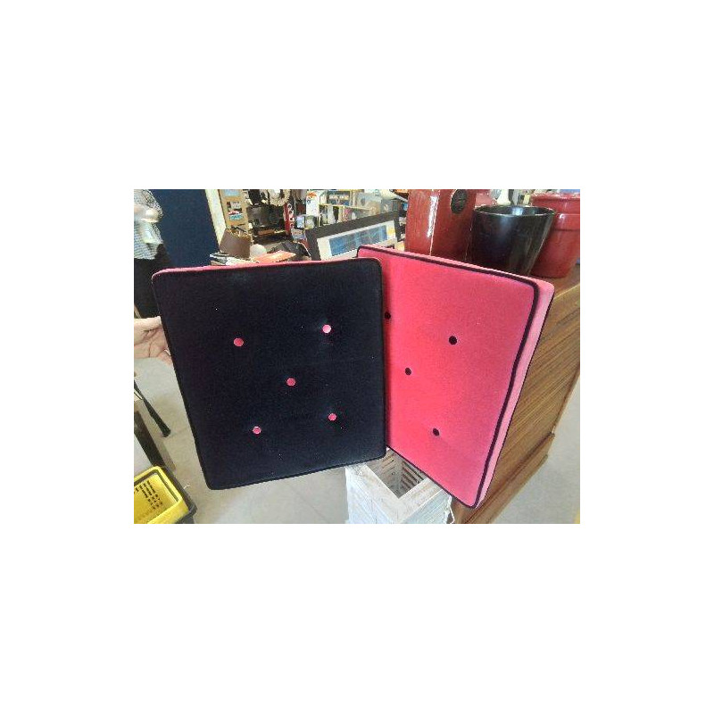 ASSISE DOUBLE FACE NOIR ROSE