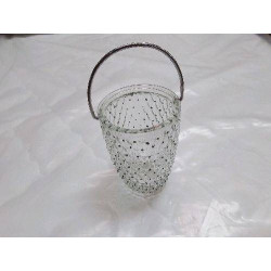 POT A GLAÇONS VERRE POINTES METAL