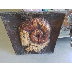 TABLEAU BELIER SCULPTÉ 