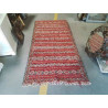 TAPIS KILIM 120 X 235 FOND ROUGE