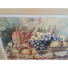 TABLEAU AQUARELLE NATURE MORTE C.GRANIOU
