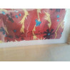 TABLEAU AQUARELLE NATURE MORTE C.GRANIOU